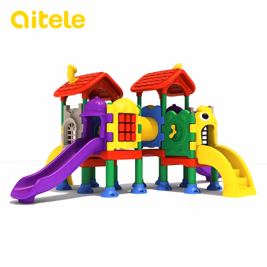 Qitele 야외놀이터 Kidscenter 플라스틱 어린이 실내놀이터 (KID-22201, CD-07X)