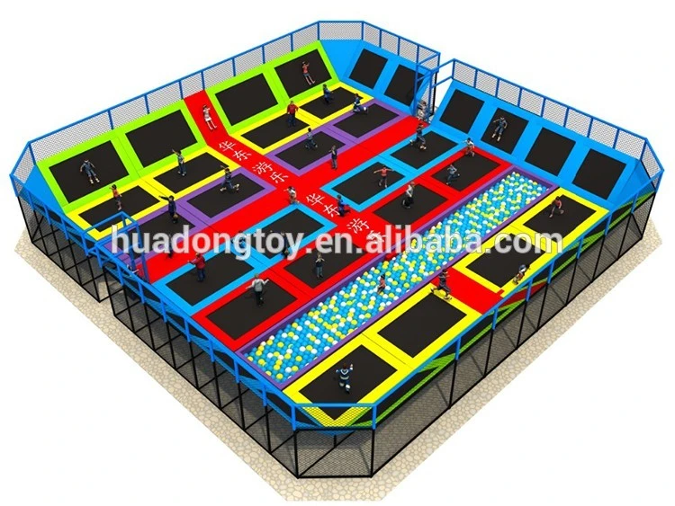 Hot Sale Professional Big Bounce Trampoline, Giant Bungee Trampoline Park